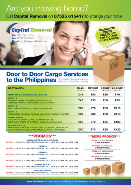 removals leaflet design