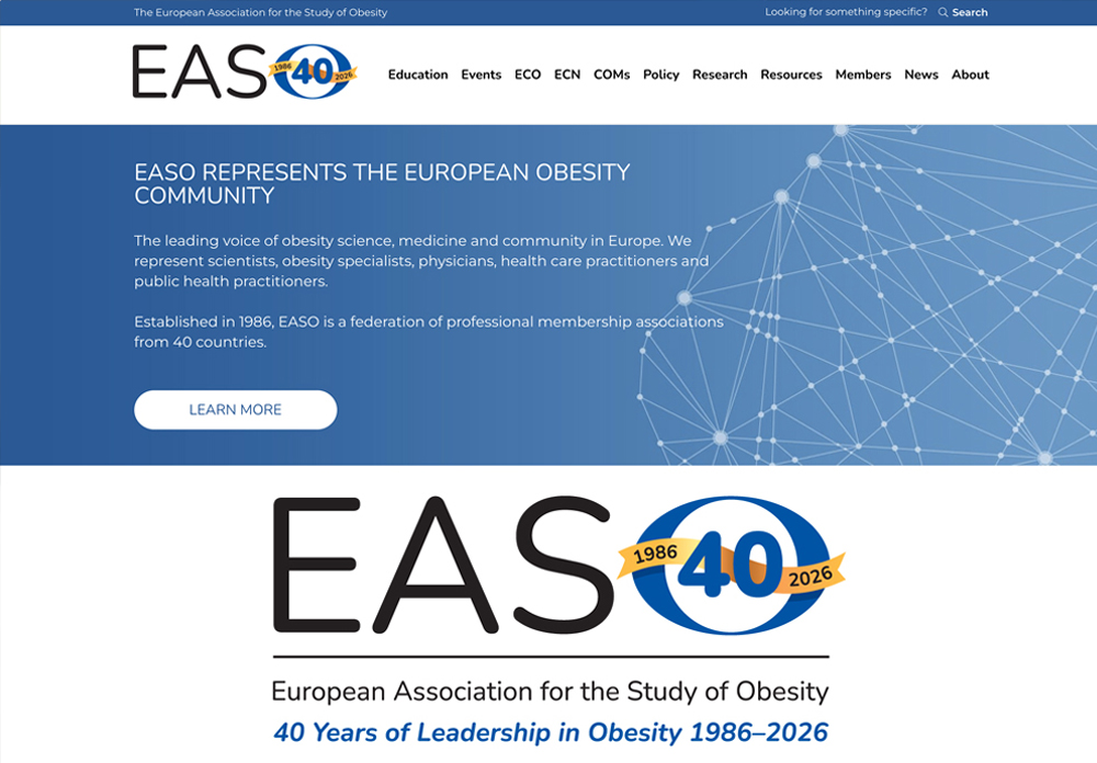 EASO 40th anniversary logo design
